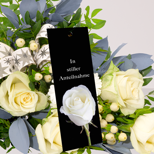 Flowercard „In stiller Anteilnahme“