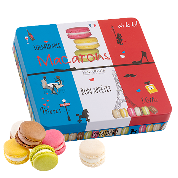 Macaron Präsentdose „Bon Appétit“