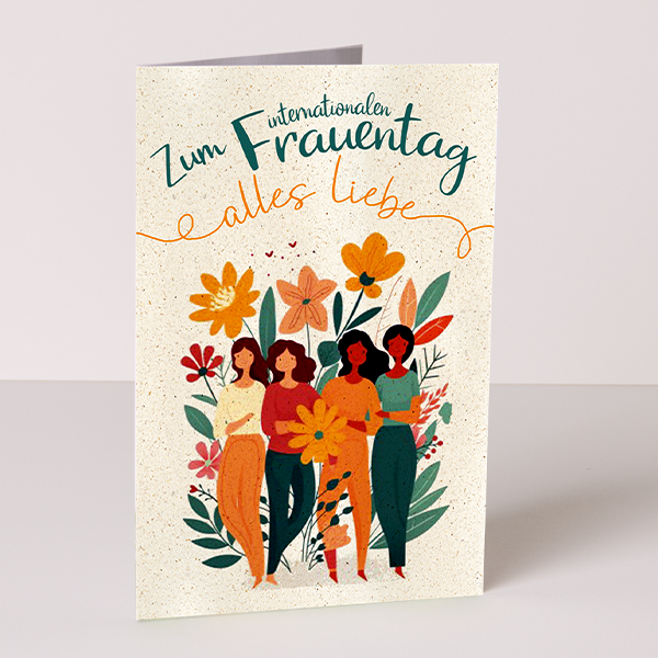 Greeting Card  „Zum int. Frauentag alles Liebe“