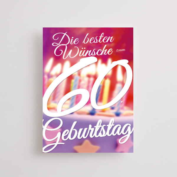 Greeting Card 60th Birthday