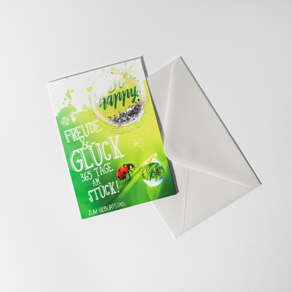 Greeting Card „365 Tage Freude und Glück“