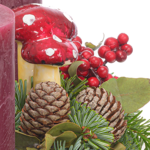 Adventskranz Winter Berry (Ø 30 cm) mit Ferrero Giotto 3er