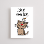 Greeting Card „Dich mag ich“