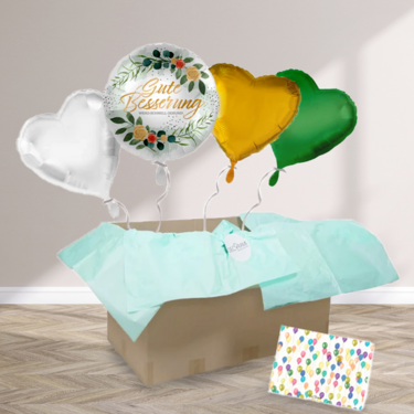 Helium balloons gift „Gute Besserung...“