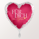 Helium Balloon Gift „Für dich von Herzen“