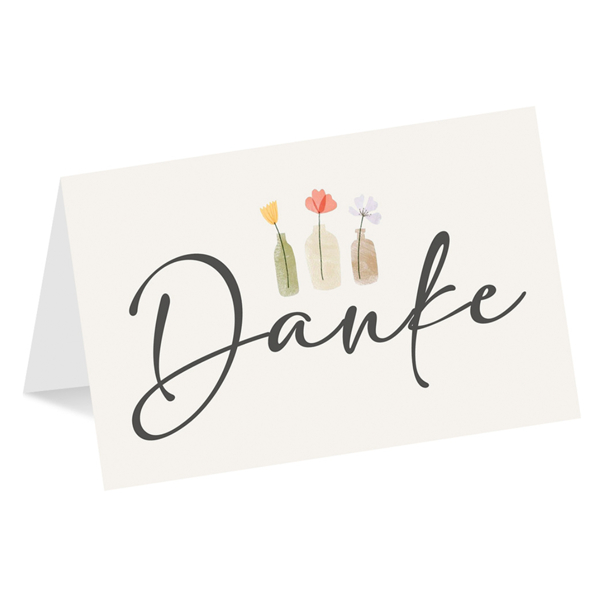 Motivkarte „Danke“