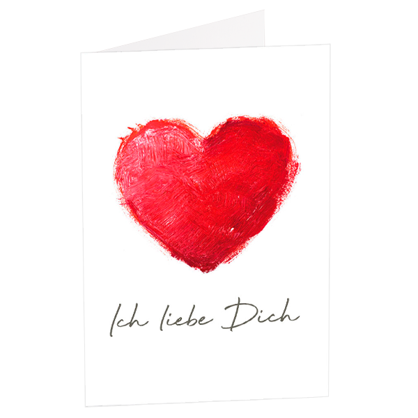 Greeting Card „Ich liebe Dich“