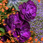 Flower Bouquet Lebenslust with vase & 3 Ferrero Giotto