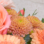 Flower Bouquet Herbstbrise with vase & 3 Ferrero Giotto