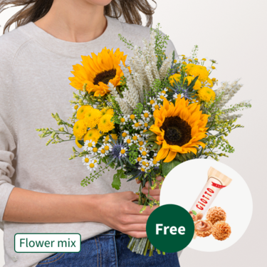 Flower Mix Herbstspiel with 3 Ferrero Giotto