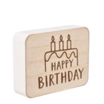 Deko-Tafel „Happy Birthday“