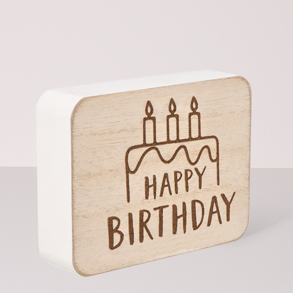 Deko-Tafel „Happy Birthday“