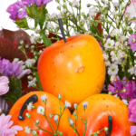 Flower Bouquet Herbstgefühle with vase & 3 Ferrero Giotto