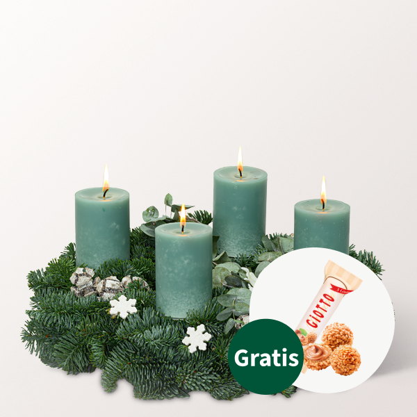 Adventskranz Fancy Christmas (Ø 35 cm) mit Ferrero Giotto 3er