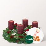 Adventskranz Glorious Christmas (Ø 35 cm) mit Ferrero Giotto 3er