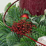 Adventskranz Glorious Christmas (Ø 35 cm) mit Ferrero Giotto 3er