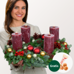 Adventskranz Adventabend (Ø 55 cm) mit Ferrero Giotto 3er