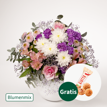 Blumenmix Inspiration mit Ferrero Giotto 3er