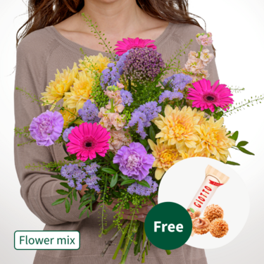 Flower Mix Blumensymphonie with 3 Ferrero Giotto