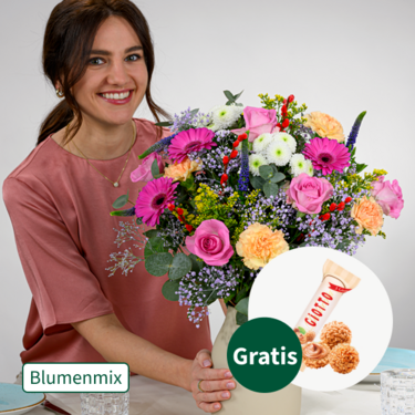 Blumenmix Für Dich mit Ferrero Giotto 3er