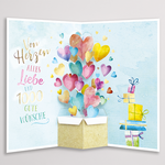 3D Greeting Card „Zum Geburtstag“