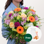 Flower Bouquet Paradiesschönheit with vase