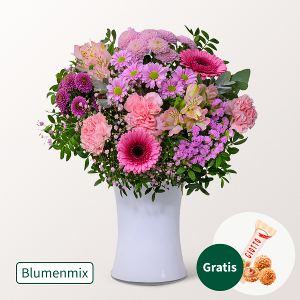 Blumenmix Frühlingstraum mit Ferrero Giotto 3er