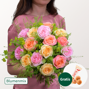 Blumenmix Samtweich mit Ferrero Giotto 3er