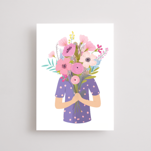 Greeting Card Flower bouquet