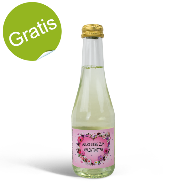 Piccolo „Alles Liebe zum Valentinstag“ (0,2 l)