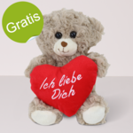 Teddy Bär „Ich liebe dich“ (18 cm)