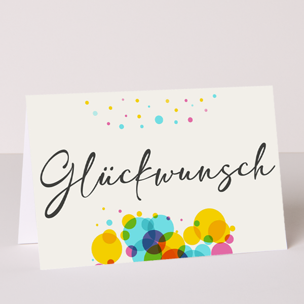 Greeting Card „Glückwunsch“