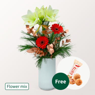 Flower Mix Joy with 3 Ferrero Giotto