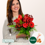 Blumenmix Winterblüten mit Ferrero Giotto 3er