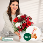 Flower Mix Winterflirt with 3 Ferrero Giotto