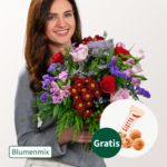 Blumen Mix Lebensfreude mit Ferrero Giotto 3er