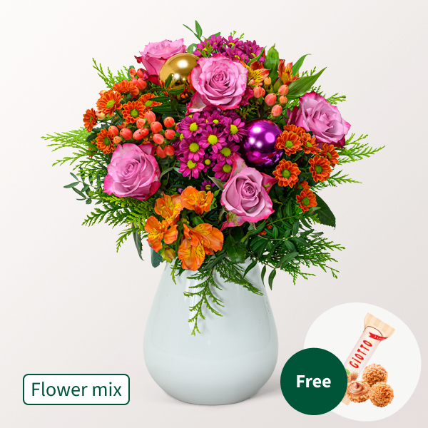 Flower Mix Winterballade with 3 Ferrero Giotto