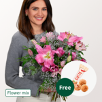 Flower Mix Blumenfreude with 3 Ferrero Giotto