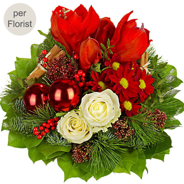 Blumenstrauß Weihnachtszeit